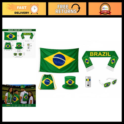 Kit tifosi calcio brasile - brasile,
